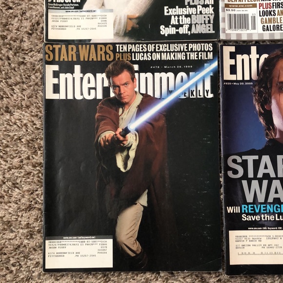 Star Wars Ephemera / Entertainment Weekly / 6 Issues - Picture 6 of 7